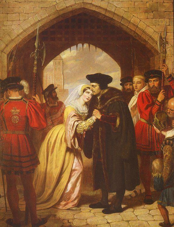 Edward Matthew Ward Sir Thomas More's Farewell to his Daughter oil painting picture